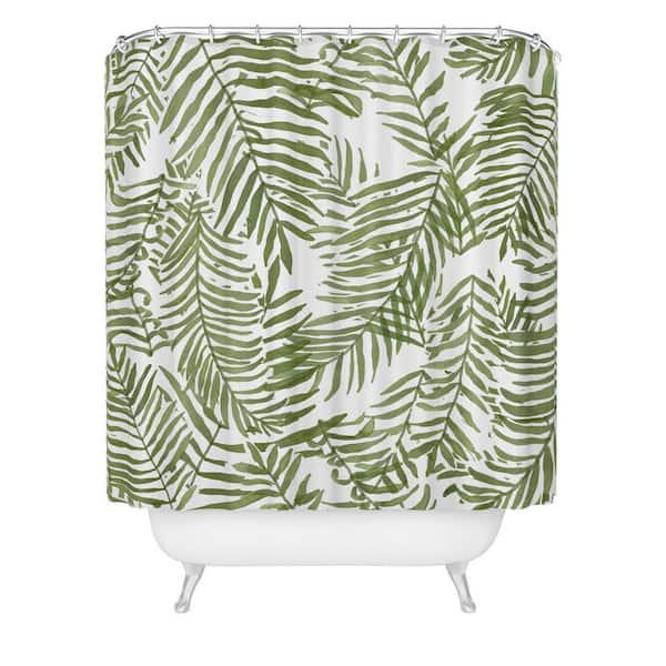 DenyDesigns. Alja Horvat Areca Palm Pattern Shower Curtain