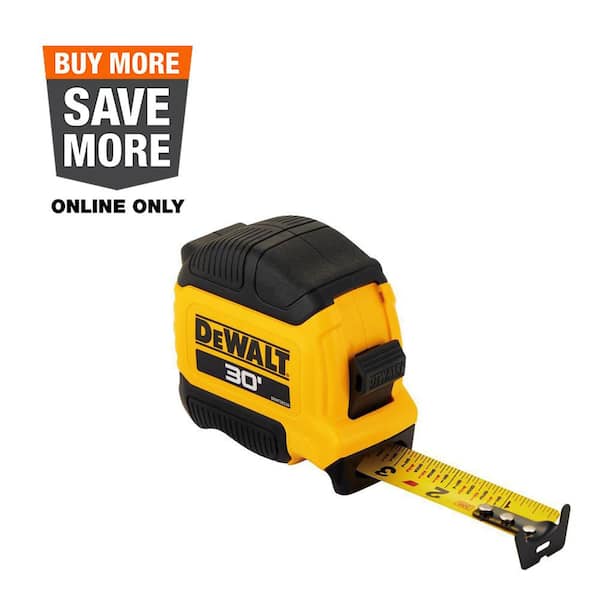30 ft. x 1-1/8 in. Tape Measure with Finger Brake