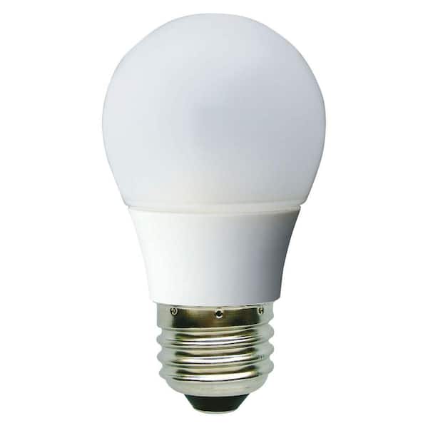 GE 40W Equivalent Soft White (2700K) A15 White Ceiling Fan Dimmable LED Light Bulb