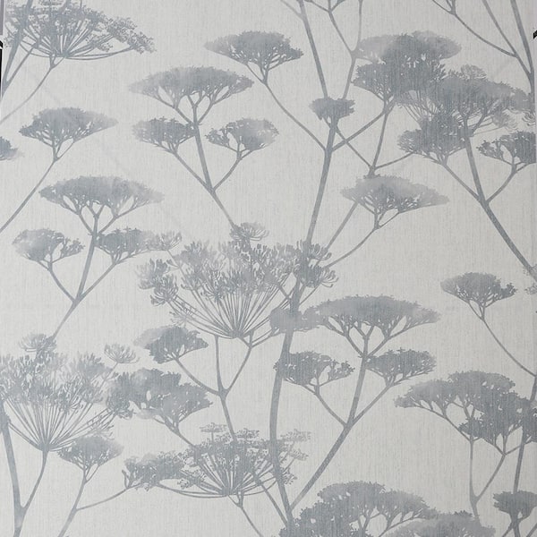 Superfresco Easy Meadow Silhouette Blue and Grey Removable Wallpaper Sample