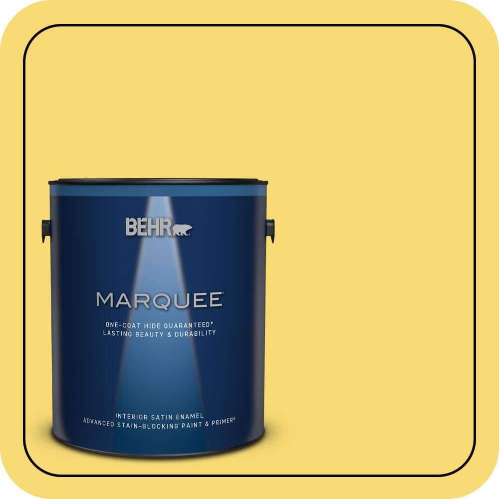 1 gal. #P310-5 Solar Energy Satin Enamel Interior Paint & Primer price history on PriceWatchPro