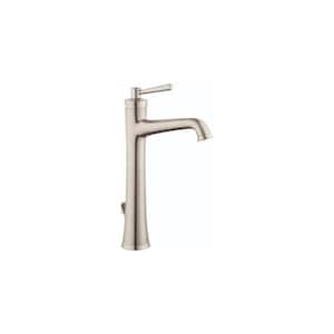 Joleena Single Handle Single Hole Bathroom Faucet in Brushed Nickel