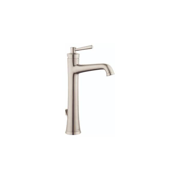 Joleena Single Handle Single Hole Bathroom Faucet in Brushed Nickel