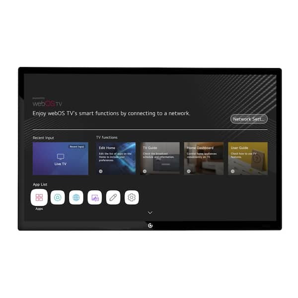 43" 4K UHD LED Partial Sun Outdoor Smart TV with webOS + Wall Mount, IP54 Weatherproof