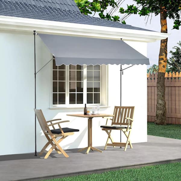 AOPSPS 11.08 ft. x 3.92 ft. Crank-Operated Retractable Patio