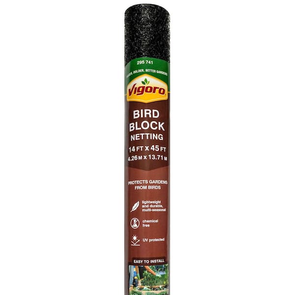 14 ft. x 45 ft. UV Treated Polypropylene Bird Block Netting and Barrier