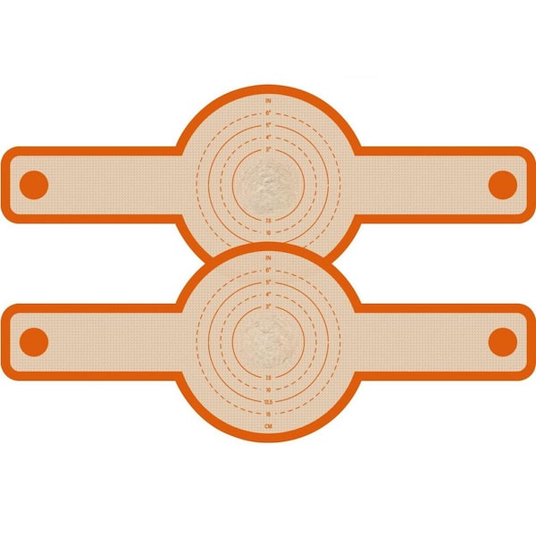 2-Pack Silicone Bread Sling with Non-Stick Surface and Long Handle for Dutch Oven