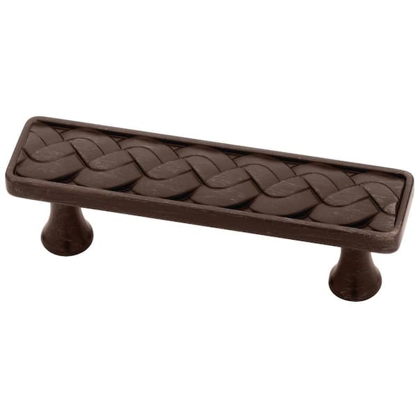 Liberty Weave 3 in. (76mm) Center-to-Center Venetian Bronze Drawer Pull