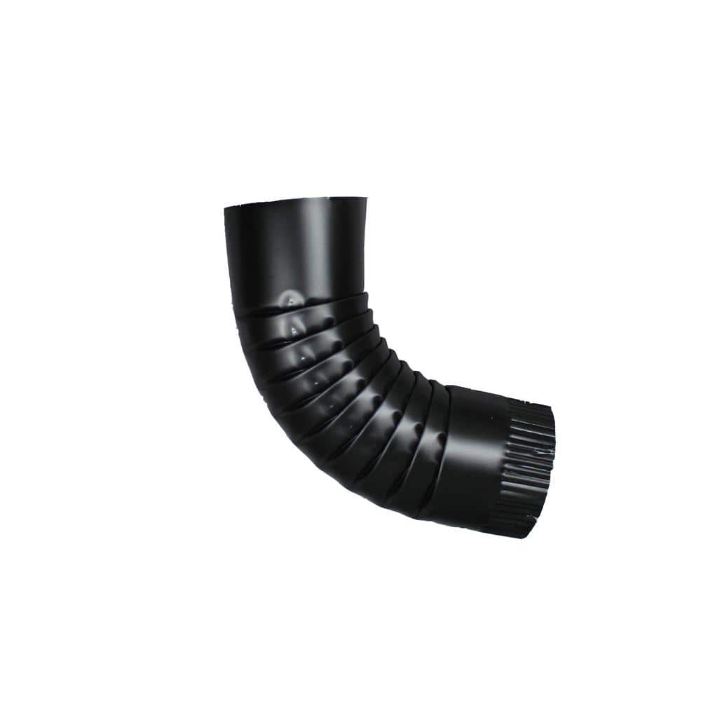 4 in. Round Black Aluminum Downpipe Elbow price history on PriceWatchPro