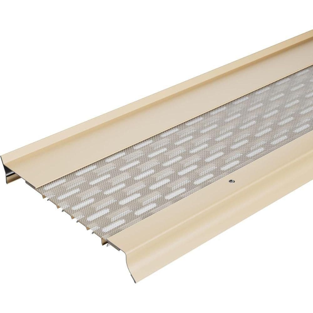 Goldguard Micromesh 5 in. Gutter Cover Stainless Steel Mesh Aluminum Guards (Cream-50 ft.) price history on PriceWatchPro