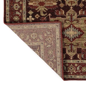 McAlester Burgundy 7 ft. 10 in. x 10 ft. Area Rug