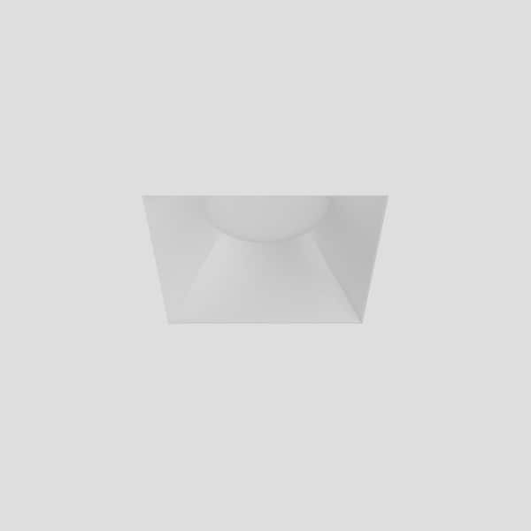 Inspira 2 in. White Square Trimless Integrated LED Canless Recessed Lighting Kit Selectable 5CCT 9W 700LM ETL (1-Pack)