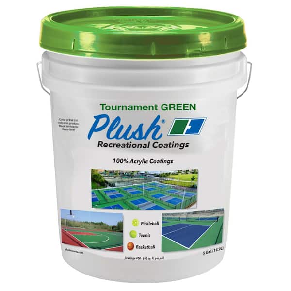Plush 5 Gal. Tournament Green Recreational Surface Coating