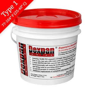 11 lb. Bucket Type 1 (77F-104F) Expansive Demolition Grout for Concrete Rock Breaking and Removal