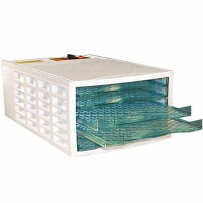 6-Tray White Food Dehydrator with Temperature Control