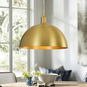 SAFAVIEH Millard 4-Light Gold Quatrefoil Cage Hanging Pendant