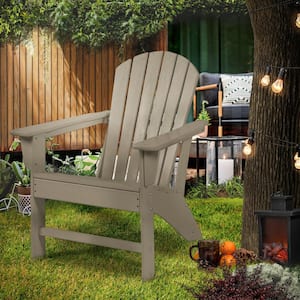 Classic Composite Brown of Adirondack Chair Sectional Seating Set