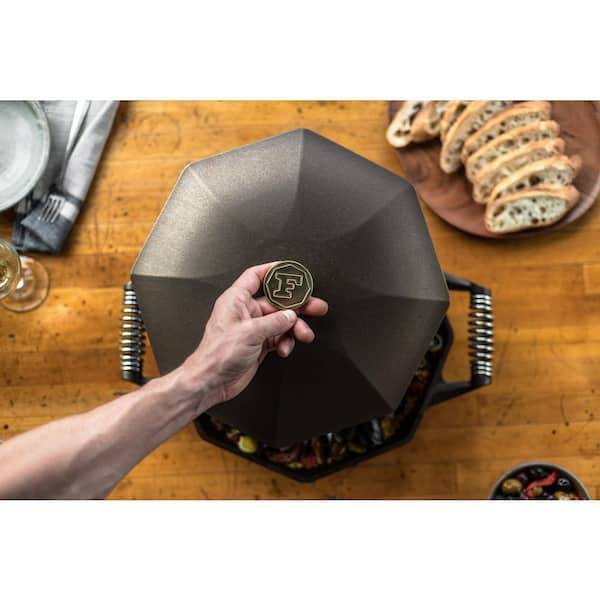 Finex Cast Iron 5 Qt Dutch Oven Cooking Pot with Heavy Gauge Cast Iron Lid NEW 