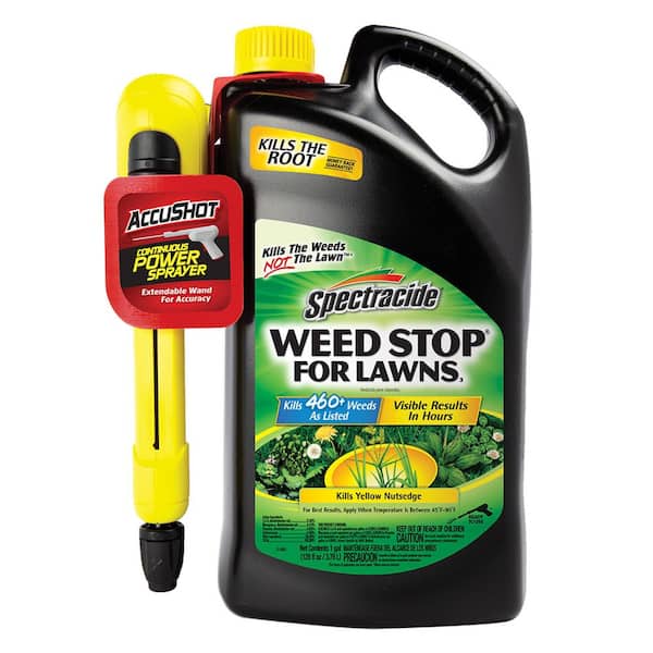 1 gal. Weed Stop for Lawns Weed Killer Ready-To-Use AccuShot Sprayer