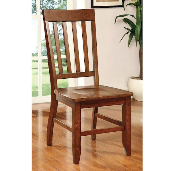 Foster I Dark Oak Transitional Style Side Chair