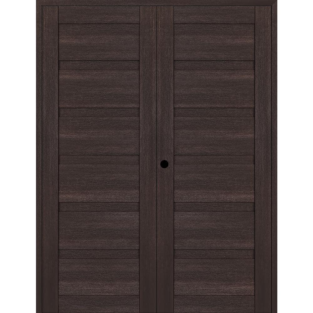 Louver 48 in. x 95.25 in. Right Active Veralinga Oak Wood Composite Double Prehung Interior Door price history on PriceWatchPro