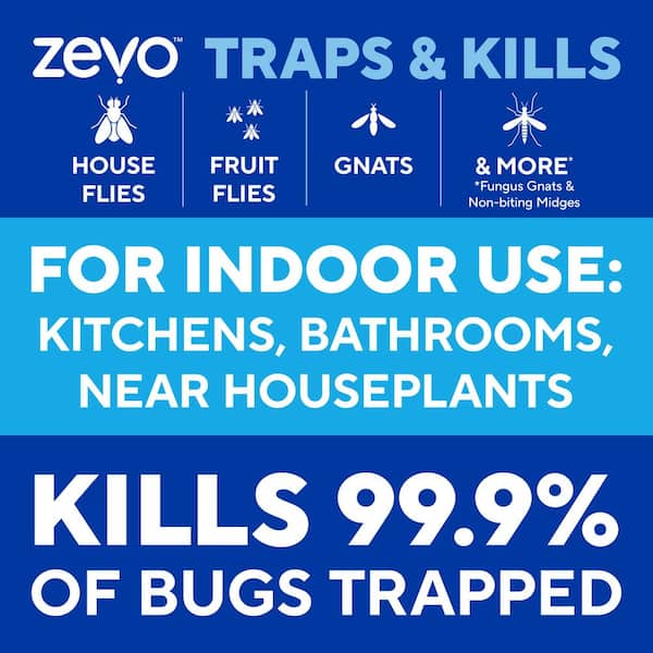 Flying Insect Trap Full Size 1-Plug-In Device and 1-Refill Cartridge(2-Pack)