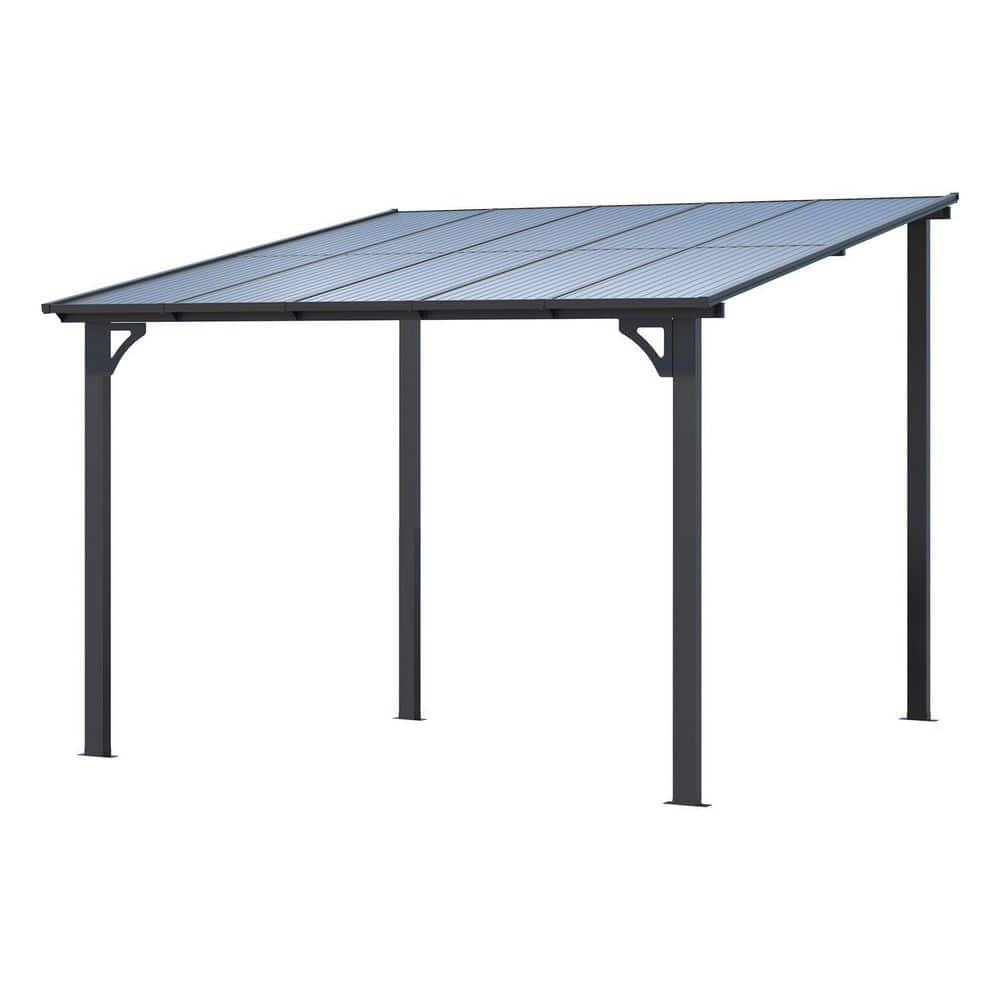 10 ft. x 10 ft. Dark Gray Aluminum Patio Cover price history on PriceWatchPro