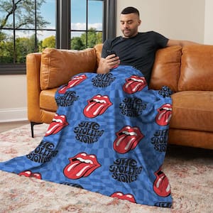 ラグマット ブランケット ローリングストーンズ THE NORTHWEST GROUP The Rolling Stones Tongue History Silk Touch