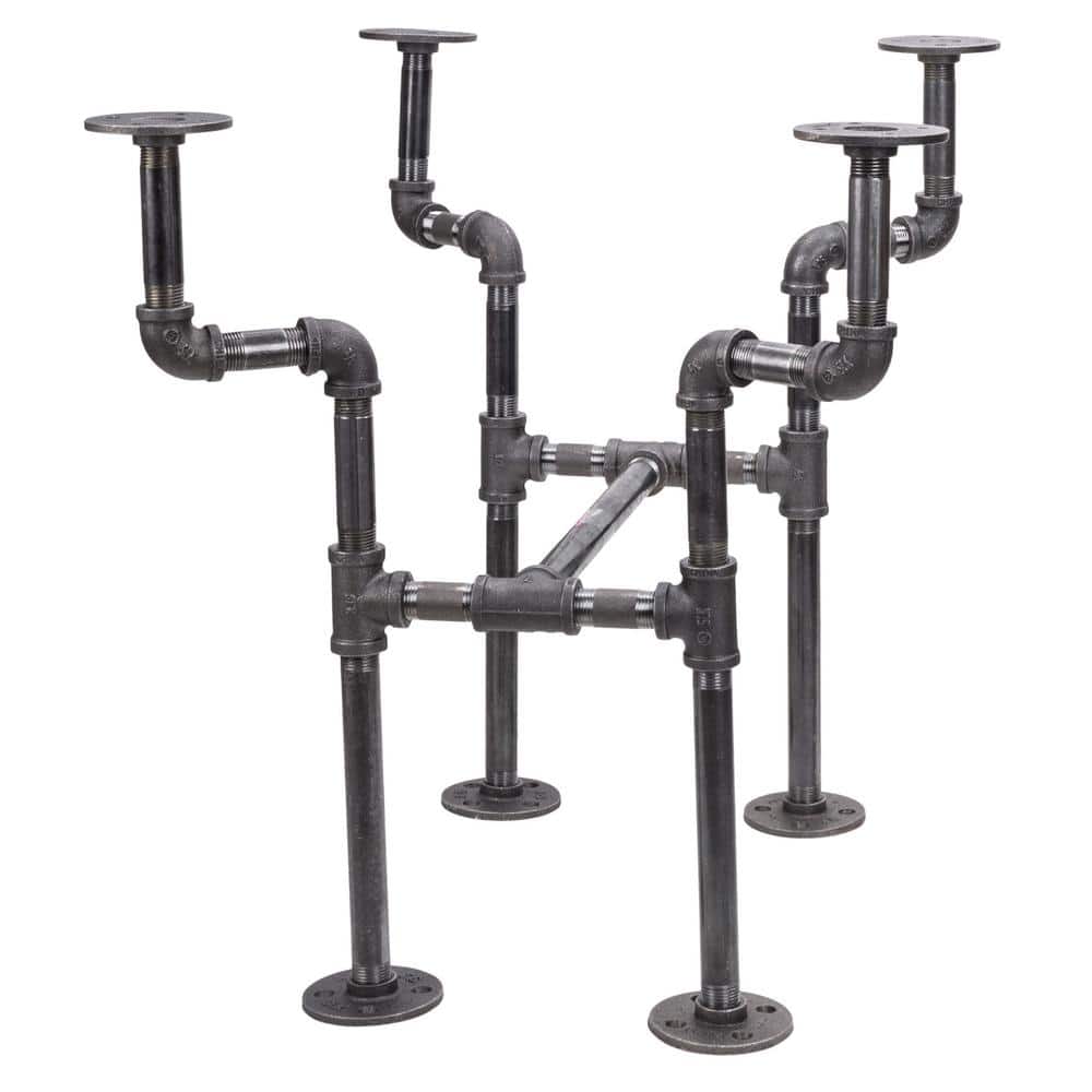 1/2 in. Black Pipe 10.5 in. W x 16/5 in. D x 19 in. H Streetlights Design End Table Kit price history on PriceWatchPro