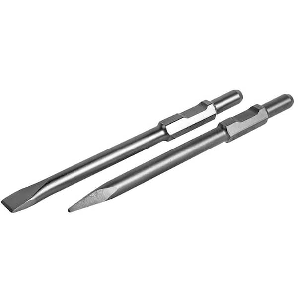 TR Industrial Point and Flat Bit Point Chisel for TR-100 and TR-300 Series Demolition Hammers