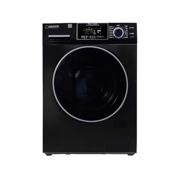 1.62 cu. ft. RV Pet Version Compact 110-Volt Vented 15 lbs. Sani Washer Dryer Combo 1400RPM in Black