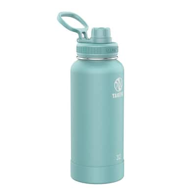 Thermos Guardian 24 oz. Sleet White Hard Tritan Plastic Vacuum-Insulated  Water Bottle TP4329CL6 - The Home Depot