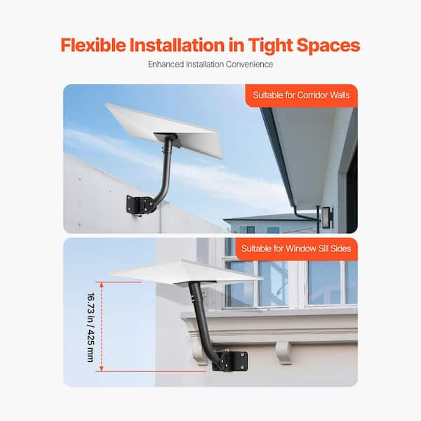 Support Mural D'angle EDUP HOME Pour Starlink V2/Mini - Gris - Neuf