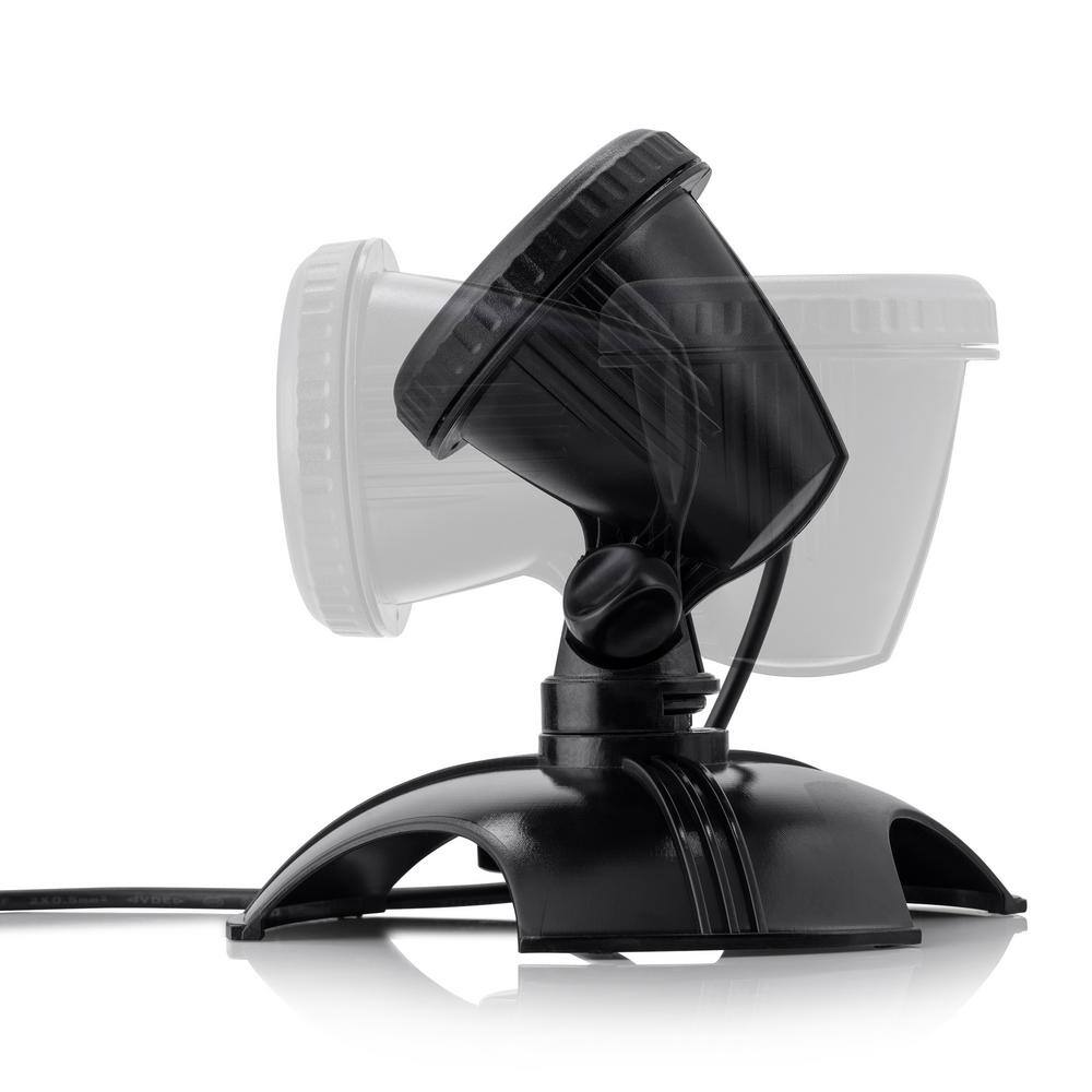 Black Outdoor Halogen Pond and Garden Spotlight with Transformer