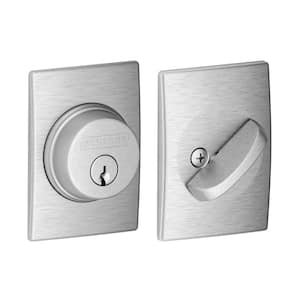 B60 Series Century Satin Chrome Single Cylinder Deadbolt Certified Highest for Security and Durability