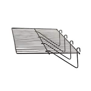 23-1/2 in. W x 12 in. D Black Straight Wire Shelf (Pack of 6)