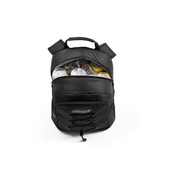 Coleman Chiller 28-Can Soft-Sided Backpack Cooler - Black