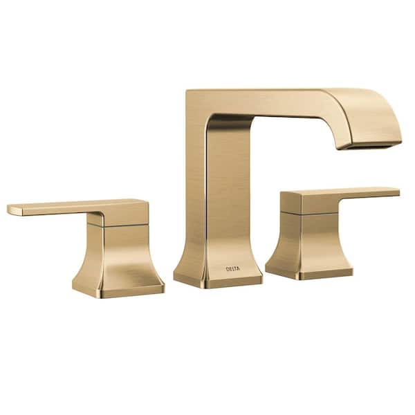 Delta Velum Gold 2-Handle Deck Mount Roman Tub Faucet Trim Kit in