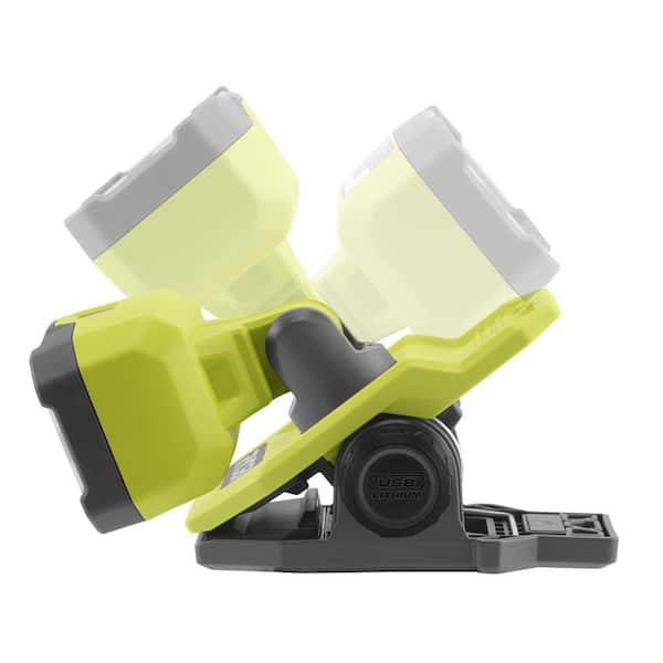 RYOBI USB Lithium Magnetic Clamp Light Kit w/ 2.0 Ah Battery
