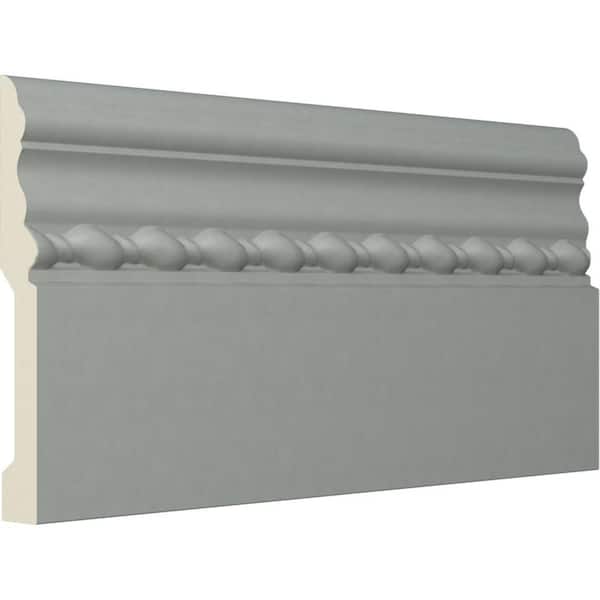 1/2 in. x 4-1/2 in. x 94-1/2 in. Polyurethane Oslo Rope Baseboard Moulding