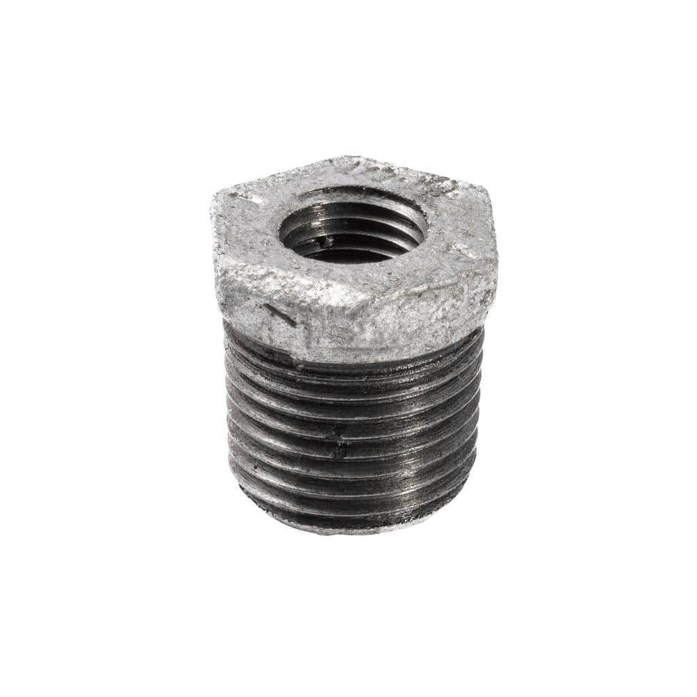 UPC 032888405974 product image for 3/8 in. x 1/4 in. Galvanized Malleable Iron MPT x FPT Hex Bushing Fitting | upcitemdb.com