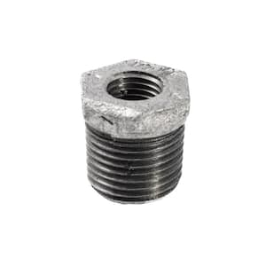 3/8 in. x 1/4 in. Galvanized Malleable Iron MPT x FPT Hex Bushing Fitting