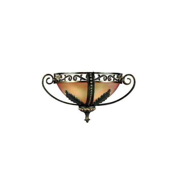Eurofase Gallante Collection 2-Light French Gold Wall Sconce-DISCONTINUED