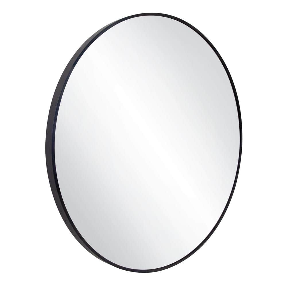 Design House Kenna 36 in. W x 36 in. H Round Modern Metal Framed Accent Wall Mounted Bathroom