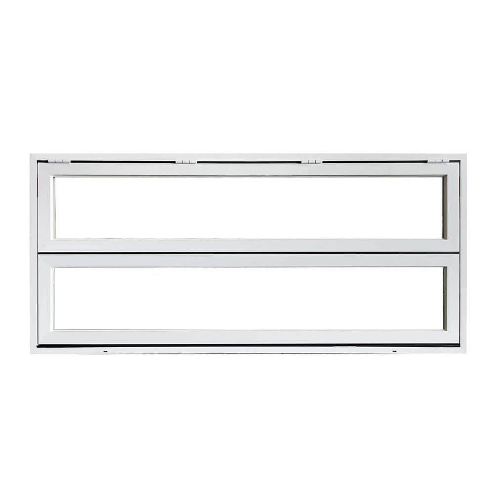 Elite Black Aluminum Slide Up Window 60" x 42" with Toughened Glass
