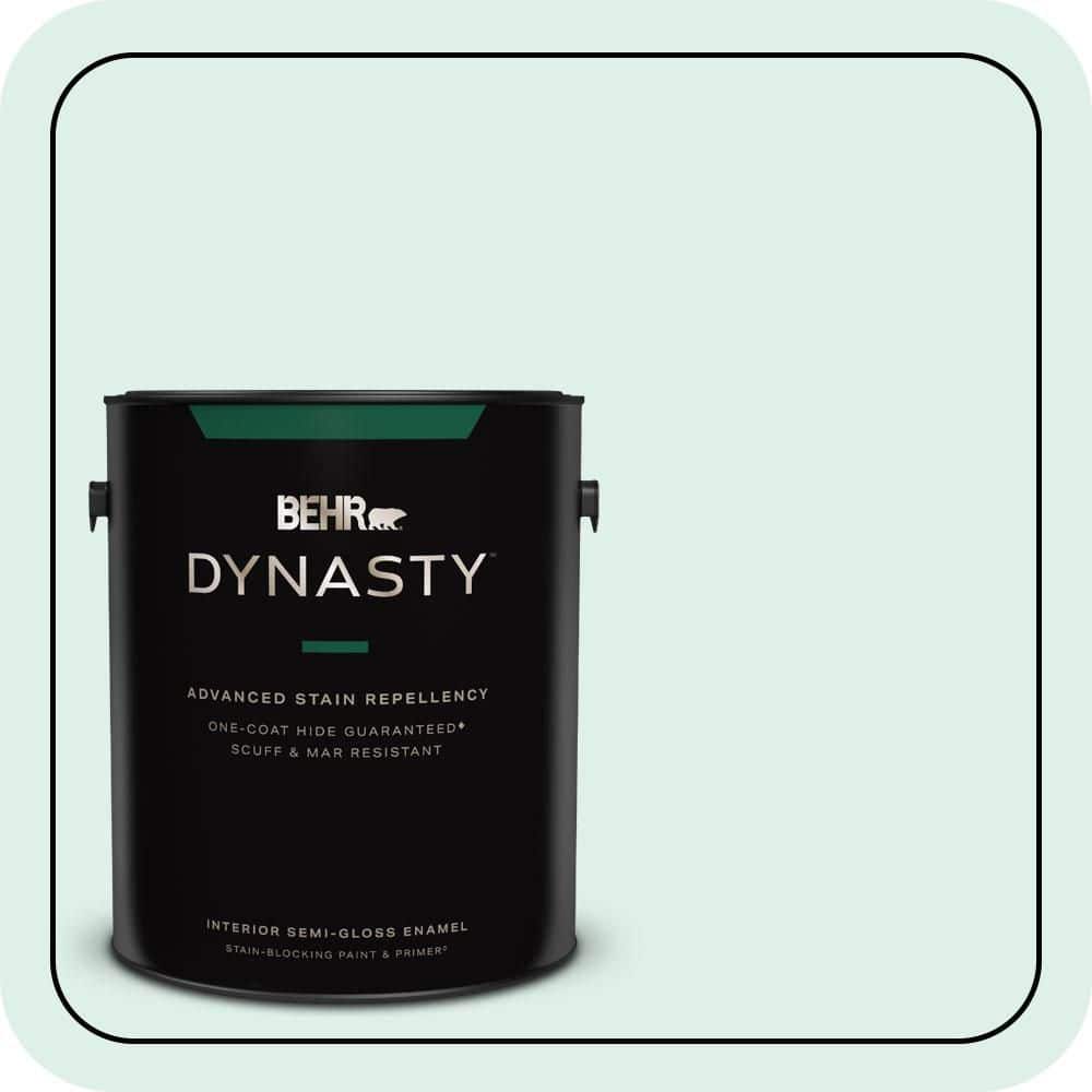 1 gal. #490C-1 Ice Cube Semi-Gloss Enamel Interior Stain-Blocking Paint & Primer price history on PriceWatchPro