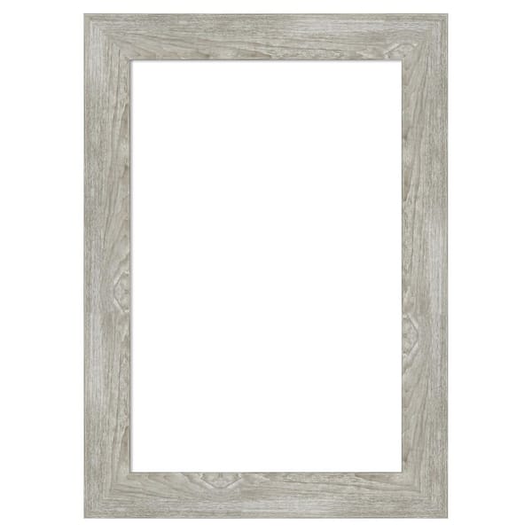 Dove Greywash Narrow 16 in. x 22 in. Polystyrene Framed Dry Erase Magnetic Memo Board