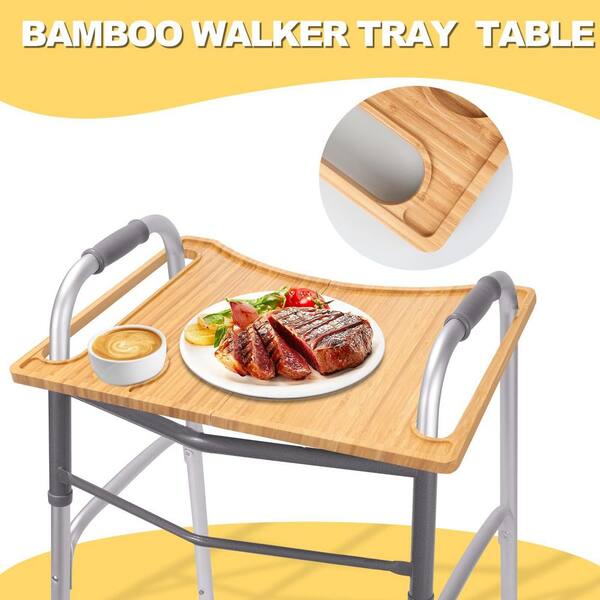 Wudkey Walker Tray for Folding Walker, Tray for Walker for Seniors