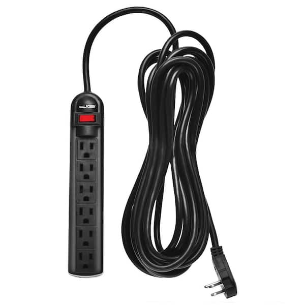 25 ft. 6-Outlet Power Strip Surge Protector