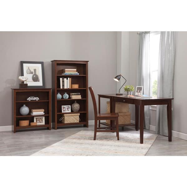 International Concepts 36 in. Espresso Wood 3-shelf Standard International Concepts 36 in. Espresso Wood 3-shelf Standard